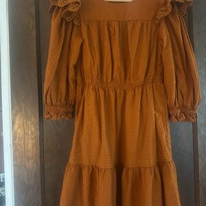 Universal Thread Dress in Burnt Orange